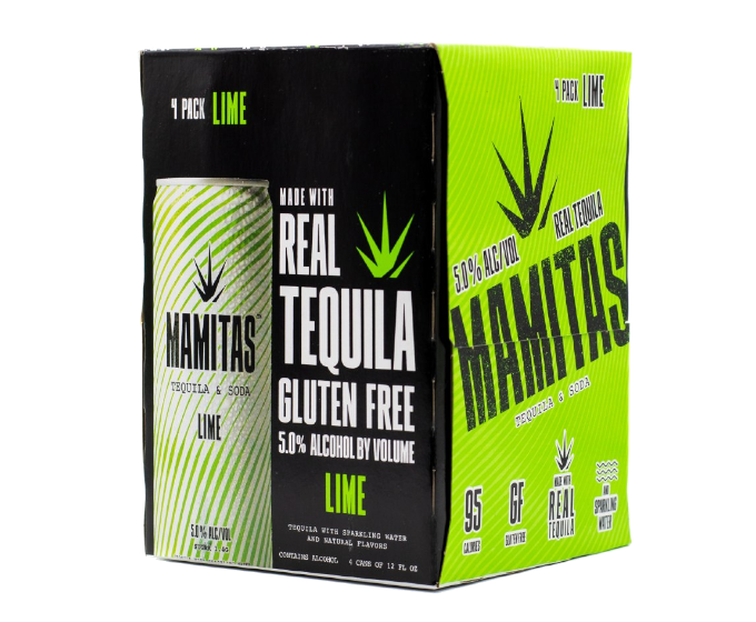 Mamitas Tequila & Soda Lime 12oz 4-Pack Can (DNO P1)
