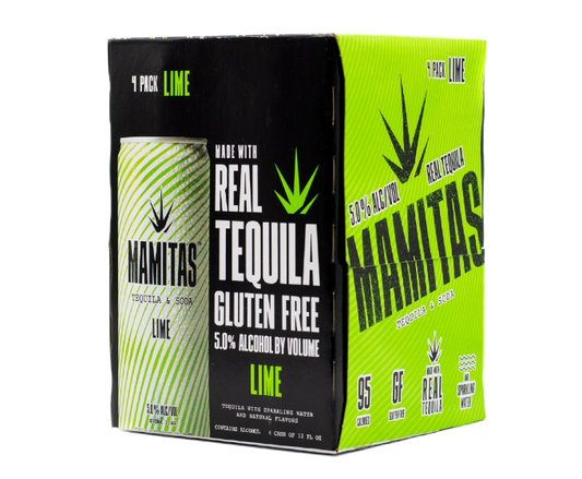 Mamitas Tequila & Soda Lime 12oz 4-Pack Can (DNO P1)