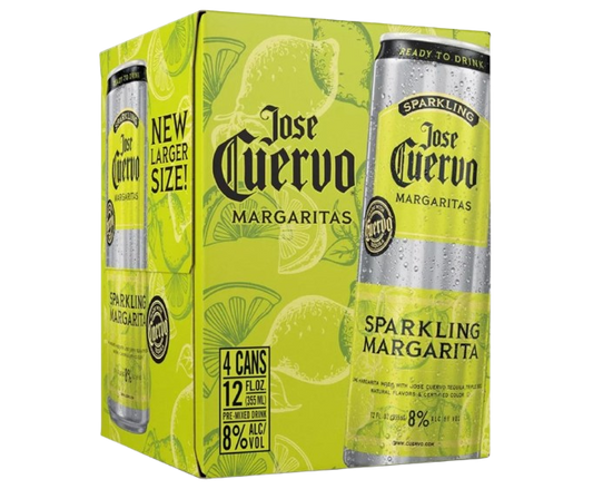 Jose Cuervo Classic Lime Margarita 355ml 4-Pack Can