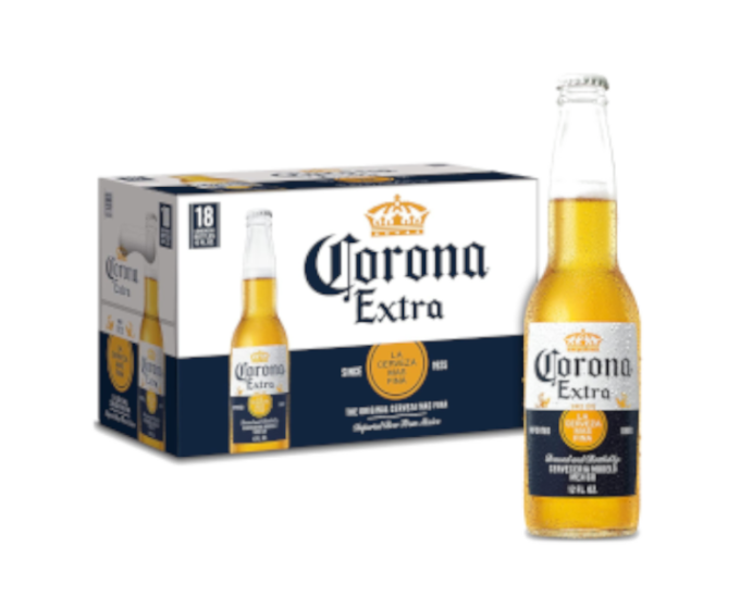 Corona Extra 12oz 18-Pack Can (No Barcode)