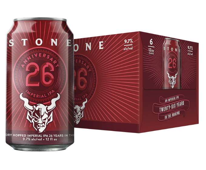 Stone 26th Anniversary Imperial IPA 12oz 6-Pack Can