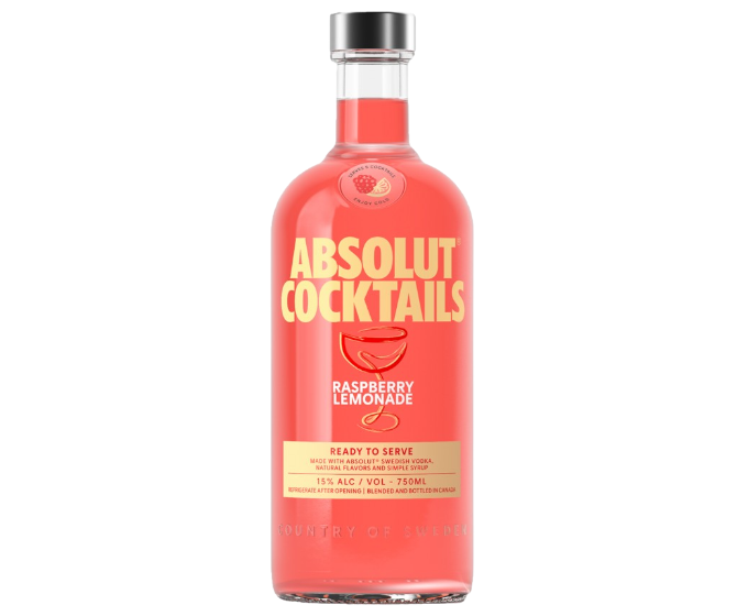 Absolut Raspberry Lemonade 750ml