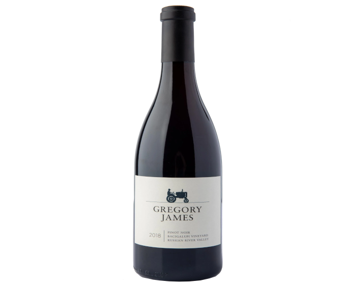 Gregory James Bacigalupi Pinot Noir 2018 750ml (No Barcode)
