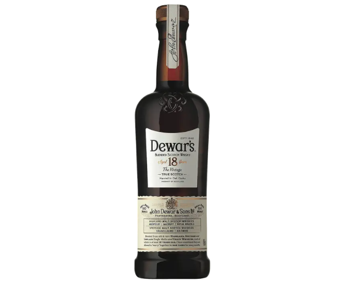 Dewars 18 Years Old The Vintage Blended 750ml