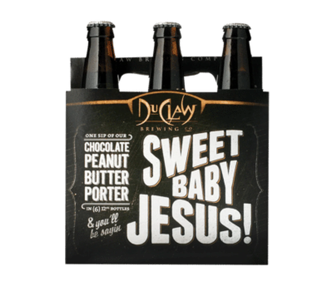 DuClaw Sweet Baby Jesus Chocolate Peanut Butter Porter 12oz 6-Pack Can