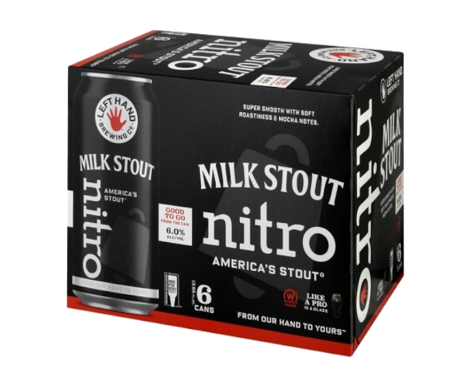 Left Hand Milk Stout Nitro 13.6oz 6-Pack Can
