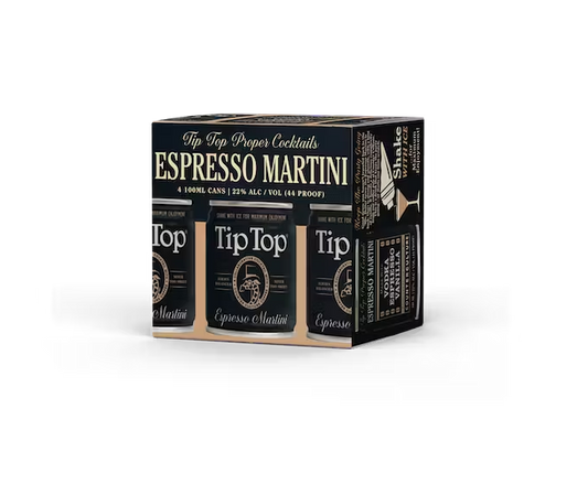 Tip Top Espresso Martini 100ml 4-Pack Can