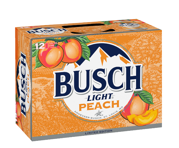Busch Light Peach 12oz 12-Pack Can