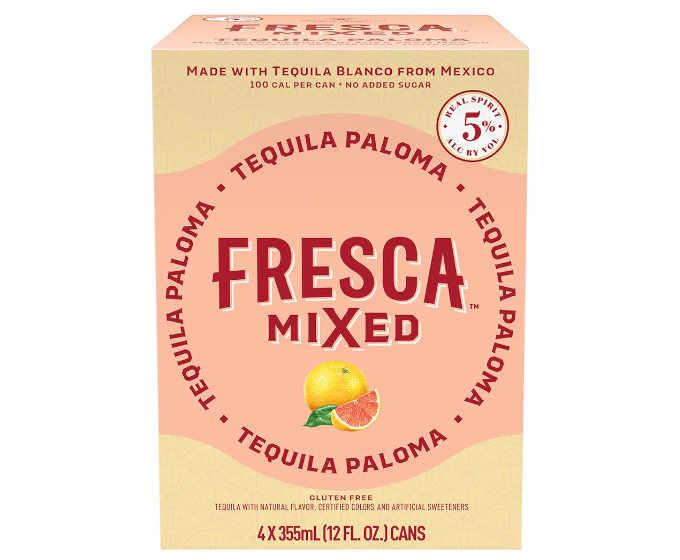 Fresca Mixed Tequila Paloma 12oz 4-Pack Can