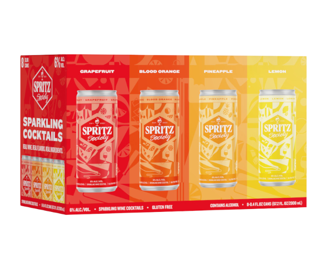 Spritz Society Variety Pack 8.4oz 8-Pack Can