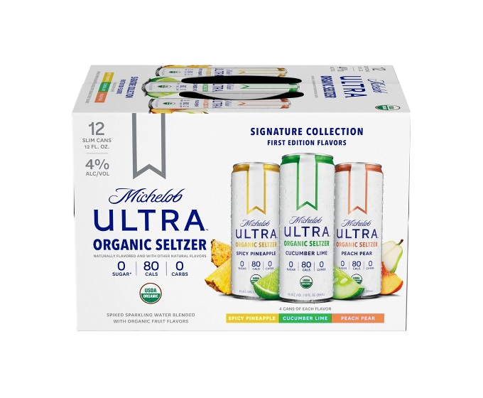 Michelob Ultra Organic Seltzer Variety 12oz 12-Pack Can