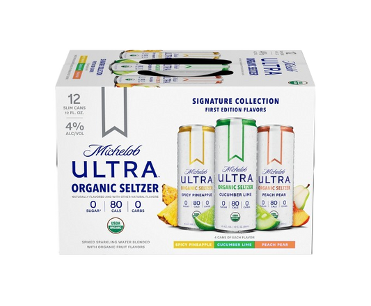 Michelob Ultra Organic Seltzer Variety 12oz 12-Pack Can