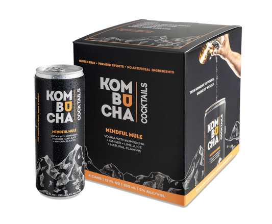 Elevated Kombucha Mindful Mule 12oz 4-Pack Can