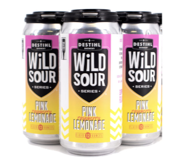 Destihl Wild Sour Pink Lemonade 12oz 4-Pack Can