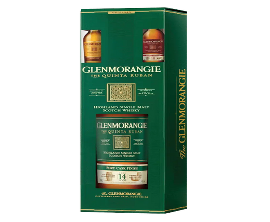Glenmorangie 14 Years Quinta Ruban Gift Set 1.75L (With 2-50mls)