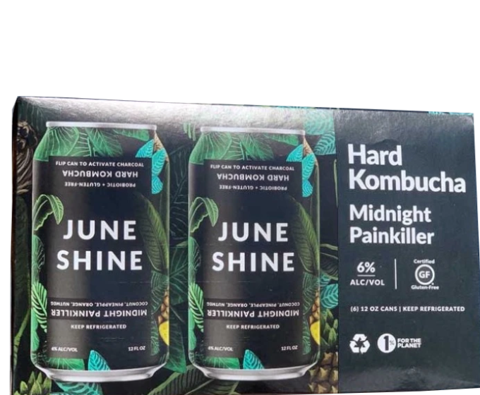 June Shine Midnight Painkiller 12oz 6-Pack Can