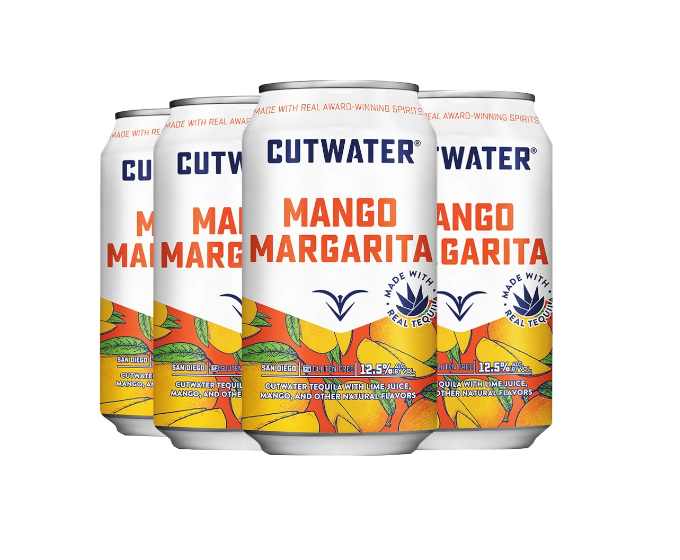 Cutwater Mango Margarita 12oz 4-Pack Can