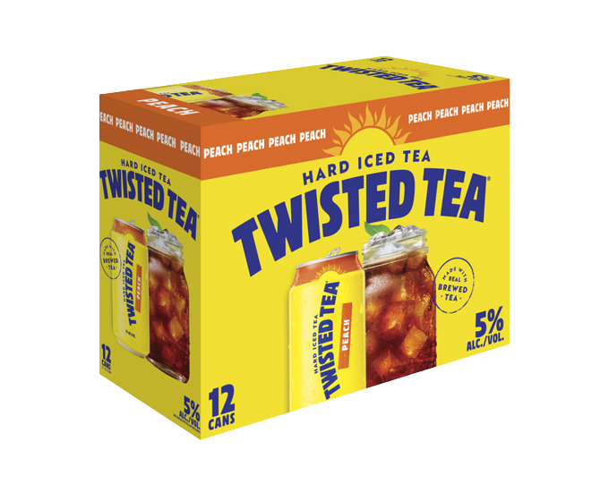 Twisted Tea Peach 12oz 12-Pack Can