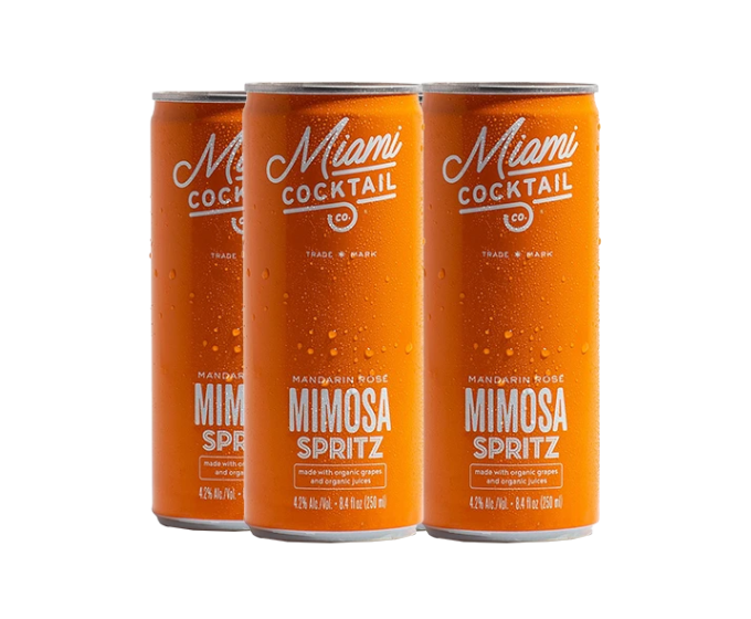 Miami Mimosa Spritz Mandarin Rose 250ml 4-Pack Can