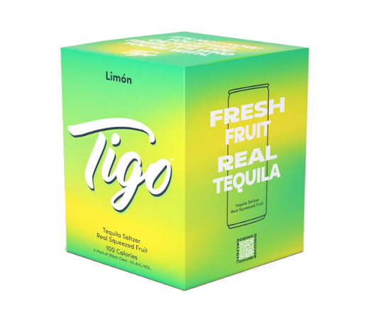 Tigo Limon Tequila 355ml 4-Pack Can (DNO P4)