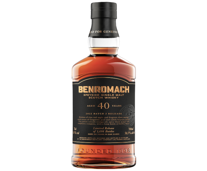 Benromach Heritage 40 Years SM 2022 Release 700ml