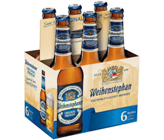 Weihenstephaner Original Premium Lager 11.2oz 6-Pack Bottle