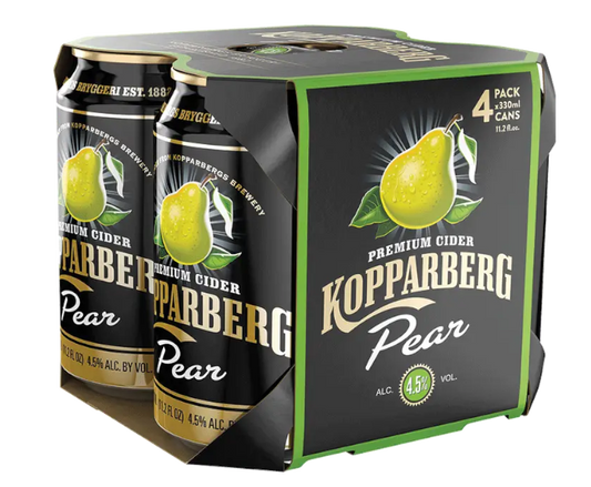 Kopparberg Cider Pear 11.2oz 4-Pack Can