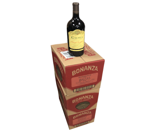Combo of 36 Bonanza 750ml with 1 Caymus 1.5L