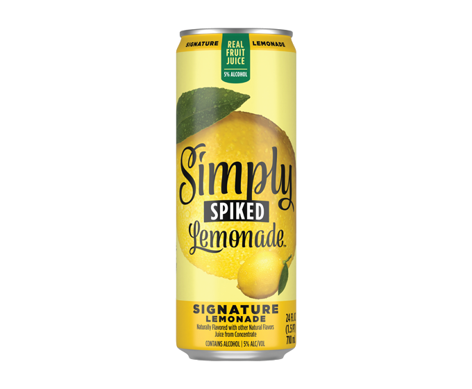 Simply Spiked Signature Lemonade 24oz Single Can