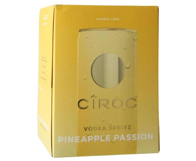 Ciroc Vodka Spritz Pineapple Passion 355ml 4-Pack can