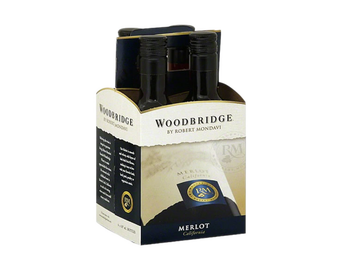 Robert Mondavi Woodbridge Merlot 187ml 4-Pack Bottle (DNO P2)