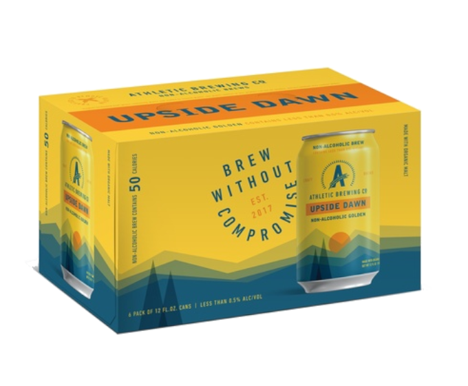 Athletic NA Upside Dawn Golden 12oz 6-Pack Can