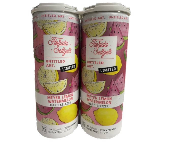 Untitled Art Florida Seltzer Meyer Lemon Watermelon 12oz 6-Pack Can