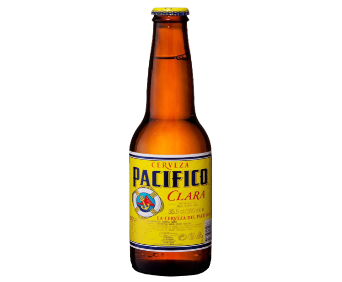 Cerveza Pacifico Clara 12oz Single Bottle