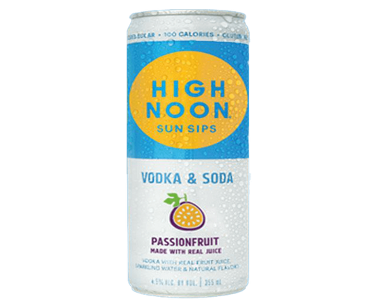 High Noon Vodka & Soda Passionfruit 12oz 4-Pack Can (DNO P2)
