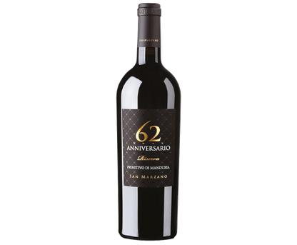 Cantine San Marzano 62 Anniversario Primitivo di Manduria Riserva 750ml