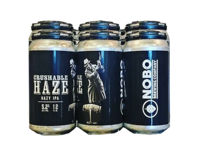 NoBo Crushable Haze 12oz 6-Pack Can