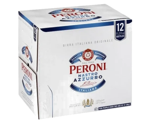 Peroni Nastro Azzurro 11.2oz 12-Pack Bottle