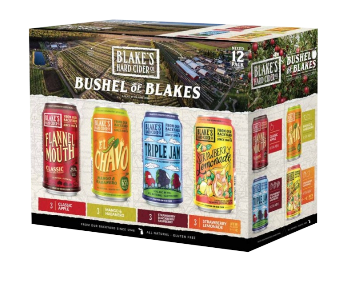 Bushel of  Blakes Variety 12oz 12-Pack Can