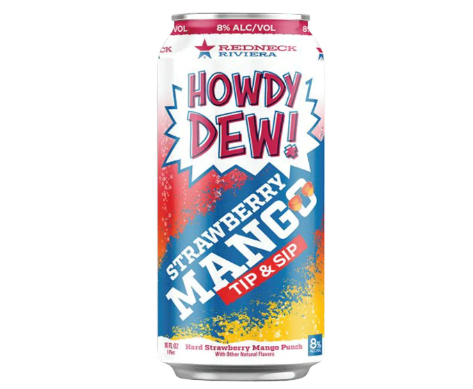 Redneck Riviera Howdy Dew Strawberry Mango 16oz 6-Pack Can