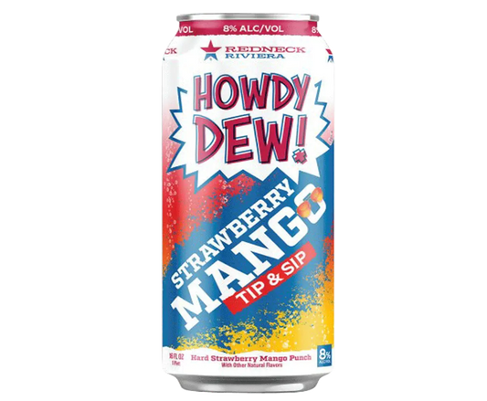 Redneck Riviera Howdy Dew Strawberry Mango 16oz 6-Pack Can