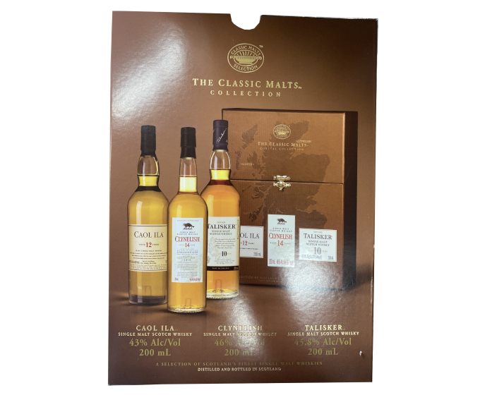 The Classic Malts Collection Single Malt 200ml 3-Pack