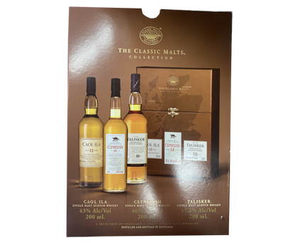 The Classic Malts Collection Single Malt 200ml 3-Pack