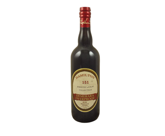 Hamilton Demerara 151 Proof 750ml