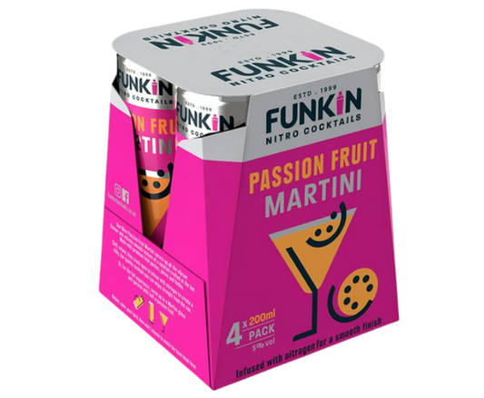 Funkin Cocktails Nitro Passion Fruit Martini 4x200ml