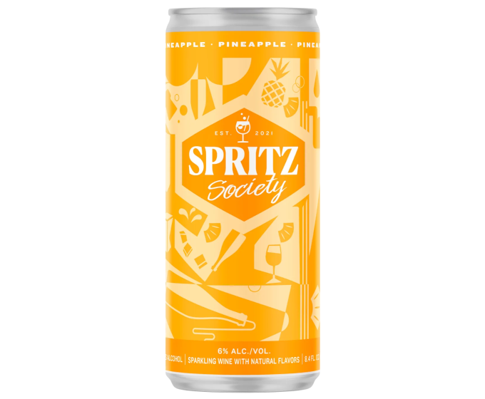 Spritz Society Pineapple 8.4oz 4-Pack Can