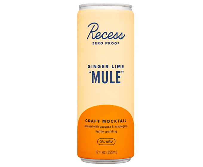 Recess Zero Proof Ginger Lime Mule 12oz 4-Pack Can