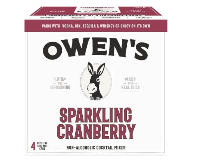 Owens Cranberry 240ml 4-Pack Can (DNO)