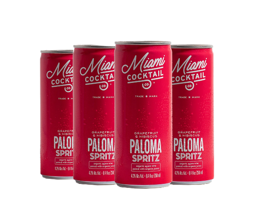 Miami Paloma Spritz Grapefruit & Hibiscus 250ml 4-Pack Can