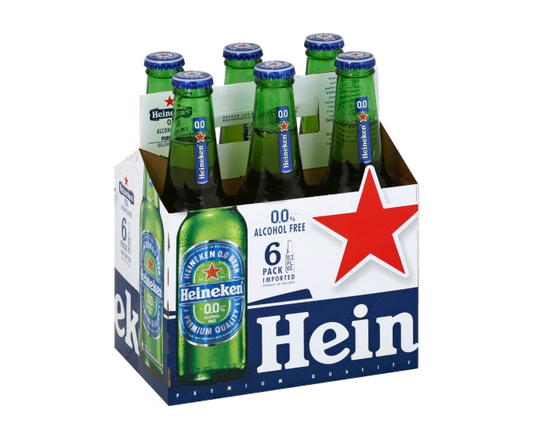 Heineken 00 Non Alcoholic 11.2oz 6-Pack Bottle